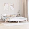Lova Lovos rėmas Balta 180 x 200 cm Pušies medienos masyvas