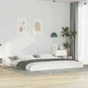 Lova Lovos rėmas Balta 180 x 210 cm Kietos pušies mediena
