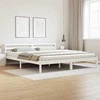 Lova Lovos rėmas Balta 225,5 x 205,5 x 69,5 cm Kietas pušies medis
