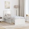 Lova Lovos rėmas Balta 75 x 190 cm Kietos pušies mediena