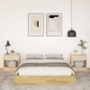 Lova Lovos rėmas be čiužinio 120x190 cm ąžuolo masyvo