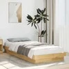 Lova lovos rėmas be čiužinio 75x190 cm ąžuolo masyvo