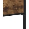 Lova Lovos rėmas be čiužinio, dūminio ąžuolo, 120x190cm, metalas