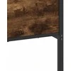 Lova Lovos rėmas be čiužinio, dūminio ąžuolo, 160x200cm, metalas