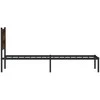 Lova Lovos rėmas be čiužinio, dūminio ąžuolo, 75x190cm, metalas