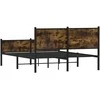 Lova Lovos rėmas be čiužinio, dūminio ąžuolo, 140x190cm, metalas