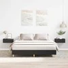 Lova Lovos rėmas be čiužinio, juodos, 150x200cm, apdirbta mediena