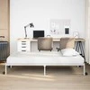 Lova Lovos rėmas be čiužinio Sulankstomas baltas 100x200 cm Plienas