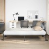 Lovos rėmas be čiužinio Sulankstomas juodas 90x190 cm Plienas