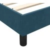 Lova Lovos rėmas be čiužinio Tamsiai mėlynas 90x210 cm aksomas