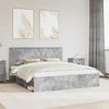 Lova Lovos rėmas Betoninė 180 x 200 cm Kietos pušies mediena