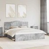 Lova Lovos rėmas Betoninė 180 x 200 cm Kietos pušies mediena