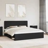 Lova Lovos rėmas Juoda 180 x 200 cm Kietos pušies mediena