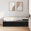 Lova Lovos rėmas Juodas ąžuolas 90 x 200 cm Apdirbta mediena