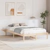 Lova Lovos rėmas Natūrali 140 x 190 cm Kietos pušies mediena