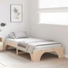 Lova Lovos rėmas Natūrali 90 x 190 cm Kietos pušies mediena