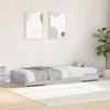 Lova Lovos rėmas Pilkas Sonoma 90 x 200 cm Apdirbta mediena
