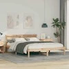 Lova Lovos rėmas Ruda 150 x 200 cm Kietos pušies mediena