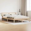 Lova Lovos rėmas Ruda 215,5 x 165,5 x 69,5 cm Kietas pušies medis
