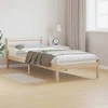 Lova Lovos rėmas Ruda 225,5 x 85,5 x 69,5 cm Kietas pušies medis