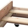 Lova Lovos rėmas Ruda 80 x 200 cm Pušies medienos masyvas