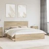 Lova Lovos rėmas Sonoma 180 x 200 cm Kietos pušies mediena