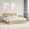 Lova Lovos rėmas Sonoma 180 x 200 cm Kietos pušies mediena