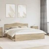 Lova Lovos rėmas Sonoma 200 x 200 cm Kietos pušies mediena