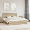 Lova Lovos rėmas Sonoma 200 x 200 cm Kietos pušies mediena