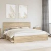 Lova Lovos rėmas Sonoma 200 x 200 cm Kietos pušies mediena