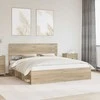 Lova Lovos rėmas Sonoma 200 x 200 cm Kietos pušies mediena