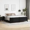 Lova Lovos rėmas su čiužiniu Juoda 200 x 200 cm audinys