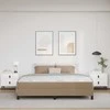 Lova Lovos rėmas su čiužiniu Kapučino 180 x 200 cm audinys