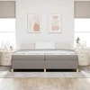 Lova Lovos rėmas su čiužiniu Taupe 200 x 200 cm audinys
