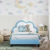 Lova Lovos rėmas su galvūgalio Mėlyna 90 x 200 cm PU