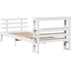 Lova Lovos rėmas su galvūgaliu be čiužinio, baltas, 90x200cm