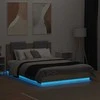 Lova Lovos rėmas su galvūgaliu ir LED, ąžuolo spalvos, 120x190cm