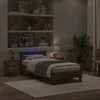Lova Lovos rėmas su LED Artisano ąžuolo 80 x 200 cm Apdirbta mediena