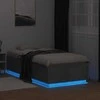 Lova Lovos rėmas su LED, betono pilkas, 75x190cm, apdirbta mediena
