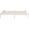 Lova Lovos rėmas su šoninėmis stalelėmis Balta 200 x 220 cm