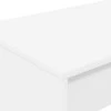 Lova Lovos stalas Balta Apdirbta mediena 100 x 45 x 75 cm