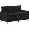 Sofa Juoda 156 x 81 x 87,5 cm Poliesteris