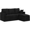 Sofa Juoda 178 x 134 x 80 cm Aksomas
