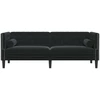 Sofa Juoda 194 x 74,5 x 70,5 cm Aksomas