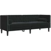 Sofa Juoda 194 x 74,5 x 70,5 cm Aksomas