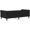 Lova Sofa, juodos spalvos, 90x190cm, aksomas