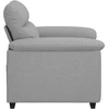 Sofa-kėdė, debesų pilka, 100x81x84 cm, audinys