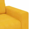 Sofa-kėdė, šviesiai geltona, 100x77x82 cm, velvetas, audinys