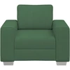 Sofa-kėdė, tamsiai žalia, 100x77x82 cm, velvetas, audinys