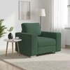 Sofa-kėdė, tamsiai žalia, 100x77x82 cm, velvetas, audinys